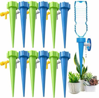 KeepCart Automatic Drip Irrigation spike for Garden Plants with Slow Release Control Valve Switch drip Irrigation System self Watering Device for Plants Watering Spikes for indoor and outdoor (Pack of 30 Psc) Drip Irrigation Kit