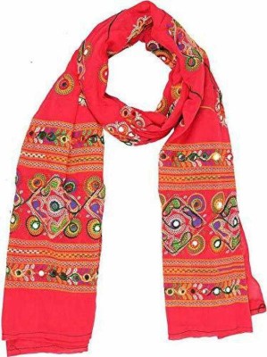 uganta Pure Cotton Embroidered Women Dupatta