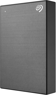 Seagate One Touch with Password Protection for Windows & Mac with 3 years Data Recovery Services - Portable 4 TB External Hard Disk Drive(Space Gray)