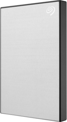 Seagate One Touch with Password Protection for Windows & Mac with 3 years Data Recovery Services - Portable 5 TB External Hard Disk Drive (HDD)(Silver)