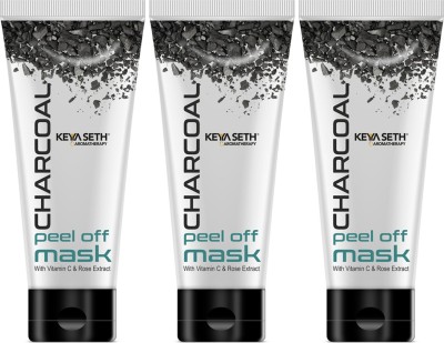 KEYA SETH AROMATHERAPY Charcoal Peel Off Mask, Blackhead & Dead Skin Removal Tightens Pores, Deeply Cleanses for Men & Women Enriched with Vitamin C & Rose Extract & Activated Charcoal(150 ml) KEYA SETH AROMATHERAPY Charcoal Peel Off Mask, Blackhead & Dead Skin Removal Tightens Pores, Deeply Cleanses for Men & Women Enriched with Vitamin C & Rose Extract & Activated Charcoal(150 ml)