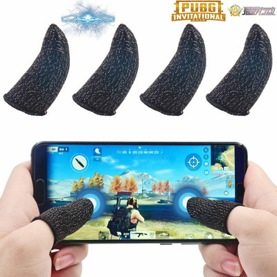 New Vastra Lok ™ 4 Pair PUBG Anti-Slip Thumb Sleeve For PUBG / Call Of Duty / Free Fire Finger Sleeve(Pack of 4)