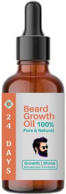 24 DAYS Organic Beard Growth Oil Hair Oil(60 ml)