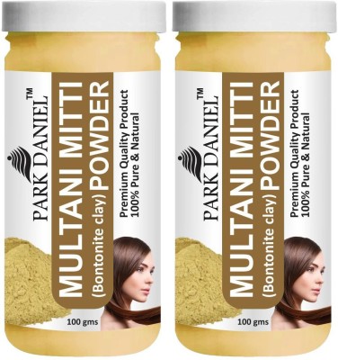 PARK DANIEL Premium Multani Mitti Powder - Great For Hair, Skin, Face Combo Pack 2 bottles of 100 gms(200 gms)(200 g)