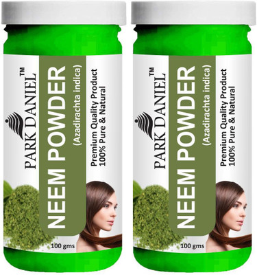 PARK DANIEL Premium Neem Powder - For Skin and Hair Combo Pack 2 bottles of 100 gms(200 gms)(200 g)