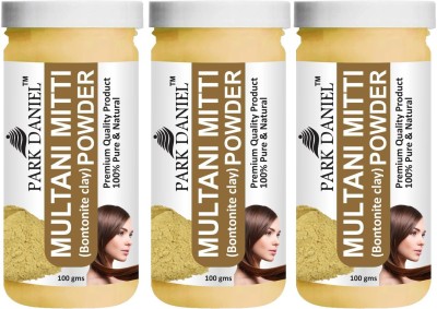 PARK DANIEL Premium Multani Mitti Powder- Great For Hair, Skin, Face Combo Pack 3 bottles of 100 gms(300 gms)(300 g)