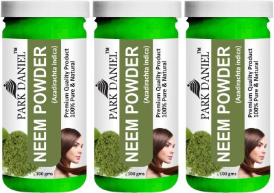 PARK DANIEL Premium Neem Powder- For Skin and Hair Combo Pack 3 bottles of 100 gms(300 gms)(300 g)