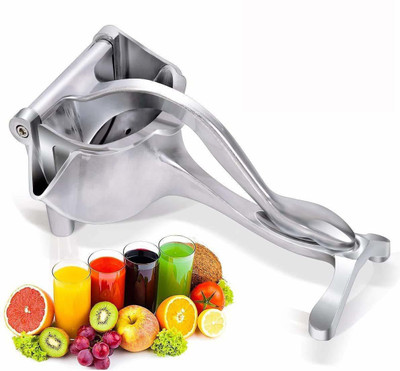 VibeX Steel Fruit Manual Juicer- Heavy Duty Hand Juicer(Silver)