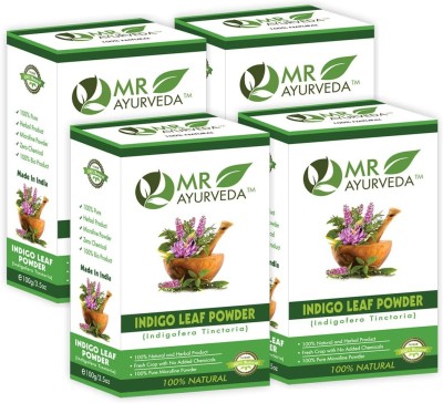 MR Ayurveda Best Selling (Organic Indigo Powder) - Pack of 4(400 g)