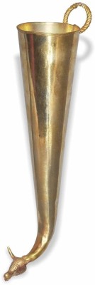 SBBCO Gaumukhi Shringi Brass Kalash(Gold)