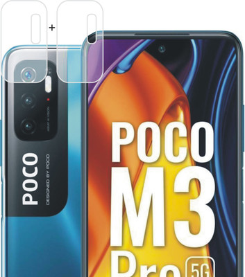 DESIBUZZ Camera Lens Protector for POCO M3 Pro 5G(Pack of 2)
