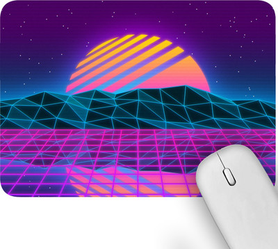 Artich Waterproof Mouse Pad | Anti-Skid | Gaming & Office (Virtual Evening) Non Slip Base Mousepad(Multicolor)
