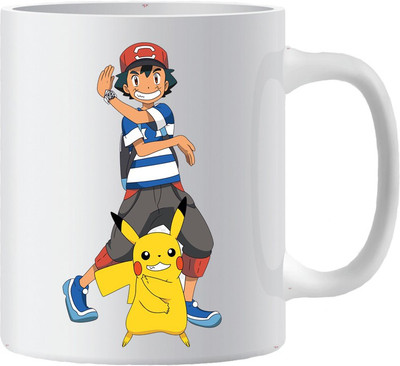 AP creation APC_WT-MUG-ASH Ceramic Coffee Mug(350 ml)