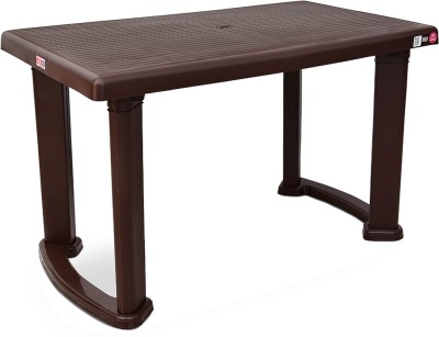 AVRO furniture DELTA Plastic Outdoor Table(Finish Color - BROWN, DIY(Do-It-Yourself))