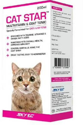 skyec Star Multivitamin Syrup 200ml, Pet Health Supplements(200 ml)