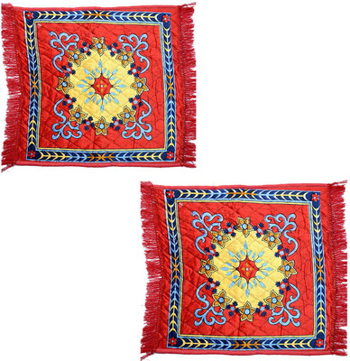 JAWALA CREATION Pooja Assan Altar Cloth(Pack of 2)