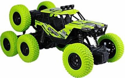 Amaflip 8 Wheeler Rock Crawler RC 8 Wheel Car Monster Truck Car 1:18 Scale Toys for 3+ Years Old Kids Boys(Green, Black)
