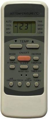Akshita Ac Remote Compatible for ONIDA No.160 Ac Remote Control ( Check Image with Old Remote ) Onida Remote Controller(White)