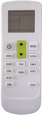 Akshita Ac Remote Compatible for BLUESTAR No.172 Ac Remote Control ( Check Image with Old Remote ) Bluestar Remote Controller(White)