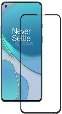 Q Box Edge To Edge Tempered Glass for Oneplus 8T(Pack of 1)