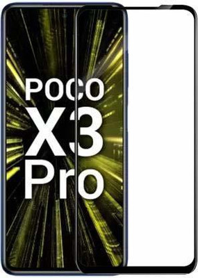 dIZOM Edge To Edge Tempered Glass for Poco X3 Pro, Poco M2 Pro, Poco X3, Poco X3 Pro, Mi Redmi Note 9 Pro, Mi Redmi Note 9 Pro Max, Mi Redmi Note 10 Pro, Mi Redmi Note 10 Pro Max, Micromax IN Note 1, Micromax IN 1(Pack of 1)