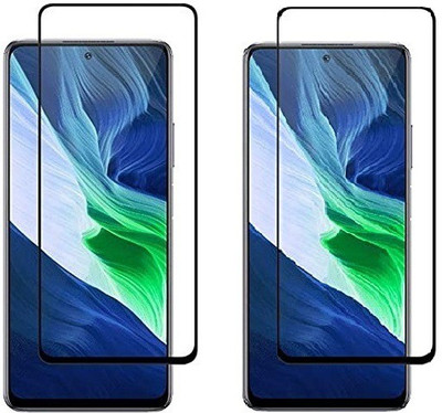 Bodoma Edge To Edge Tempered Glass for InfInIx Note 10,Infinix Hot 10s(Pack of 2)