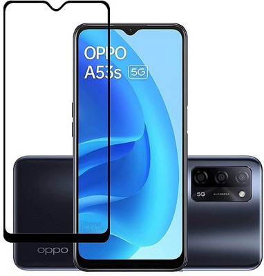 Bodoma Edge To Edge Tempered Glass for Oppo A53s(Pack of 1)
