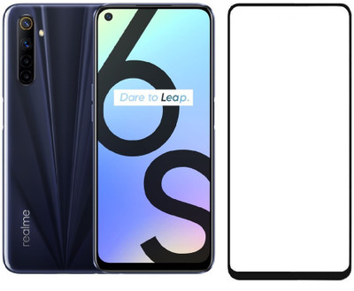 HQ Protection Edge To Edge Tempered Glass for Realme 6s | 11D Anti Scratch 9H Hardness Cover Friendly Anti Shatter Proof Full Edge Full Glue(Pack of 1)