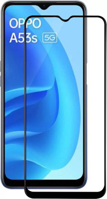 Bodoma Edge To Edge Tempered Glass for Oppo A53s(Pack of 1)