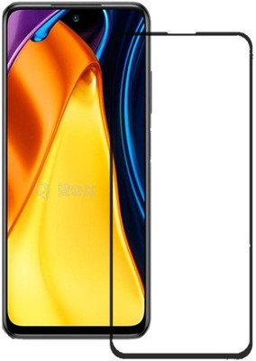 Q Box Edge To Edge Tempered Glass for Poco M3 Pro(Pack of 1)