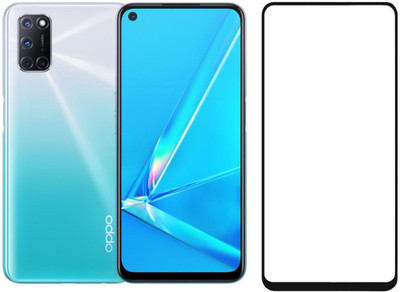 Express Buy Edge To Edge Tempered Glass for Oppo A92 | 11D Anti Scratch 9H Hardness Cover Friendly Anti Shatter Proof Full Edge Full Glue(Pack of 1)