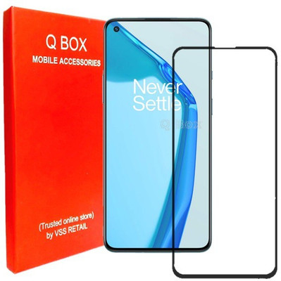 Q Box Edge To Edge Tempered Glass for Oneplus 9R(Pack of 1)