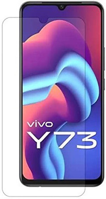 Bodoma Edge To Edge Tempered Glass for Vivo Y73(Pack of 1)