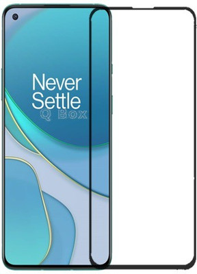Q Box Edge To Edge Tempered Glass for Oneplus 8T(Pack of 1)