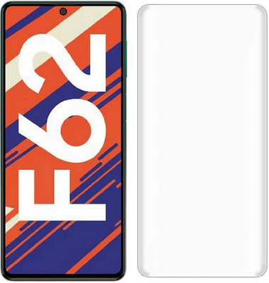 Msons Screen Guard for SAMSUNG GALAXY F62 | Original Tempered Glass Full Glue 9H Hardness Full Screen Coverage(Pack of 1)
