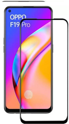 ASVALBUY Edge To Edge Tempered Glass for Oppo F19 Pro(Pack of 1)