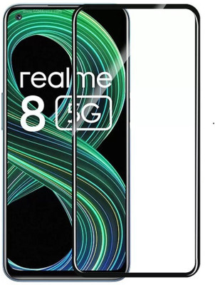 Gorilla Ace Edge To Edge Tempered Glass for Realme 8(Pack of 1)