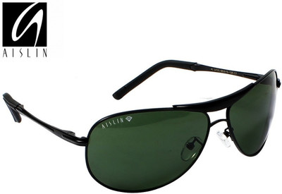 73% OFF on AISLIN Aviator Sunglasses(For Men Women, Green) on