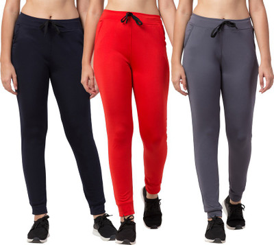Bluecon Solid Women Multicolor Track Pants