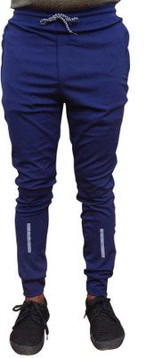 Sendily Solid Men Dark Blue Track Pants