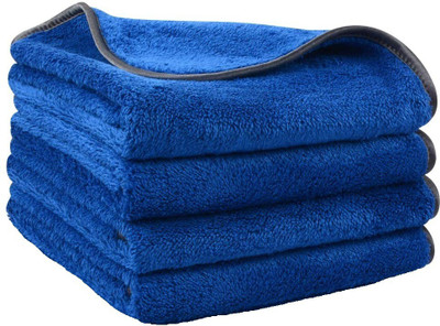 Auto Hub Microfiber Vehicle Washing  Cloth(Pack Of 4, 800 GSM)