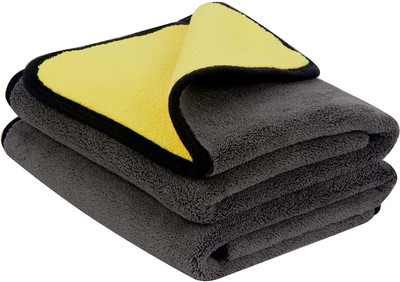 Auto Hub Microfiber Vehicle Washing  Cloth(Pack Of 2, 800 GSM)