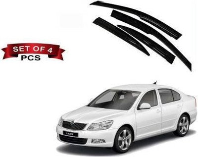 CARSHADE For Non-convertibles Front, Rear Wind Deflector(Tinted Skoda Laura)