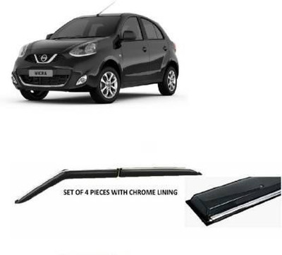 CARSHADE For Non-convertibles Front, Rear Wind Deflector(Tinted Nissan Micra)