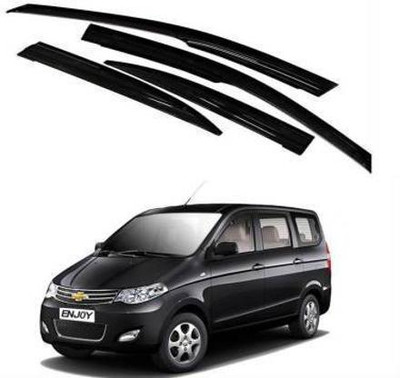 CARSHADE For Non-convertibles Front, Rear Wind Deflector(Tinted Chevrolet Enjoy)