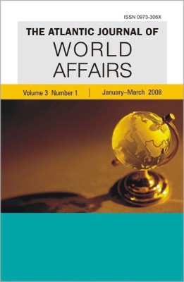 The Atlantic Journal of World Affairs, January-March 2008 1 Edition(English, Paperback, unknown)