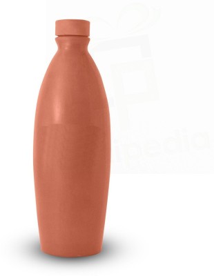 Onlinch Handmade Terracotta Clay Ayurvedic Water Bottle 1000 ml Bottle(Pack of 1, Brown, Clay)