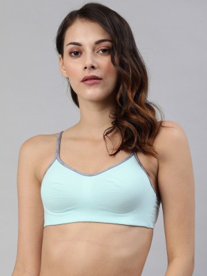 VAN HEUSEN Women Light Blue Solid Seamless Cups Non Padded Cami Bra Women Training/Beginners Non Padded Bra(Blue)