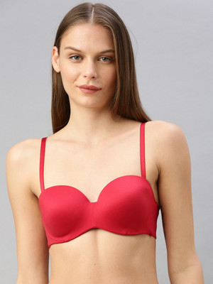 VAN HEUSEN Padded And Wired Multiway Strapless Women Everyday Lightly Padded Bra(Red)