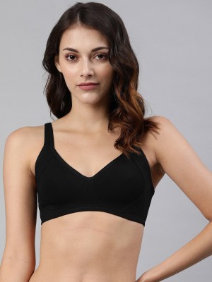 VAN HEUSEN Women Black Solid Full Coverage Wireless Bra Women Full Coverage Non Padded Bra(Black)